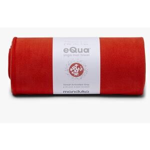 Manduka eQua 72" x 26.5" Hot Yoga Mat Towel Bloom